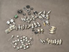 Vintage Electronic Components Lot Diodes Rectifiers Transistors Heat Sinks picture