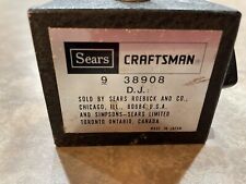Vintage SEARS Craftsman Magnetic Dial Indicator base D.J. 38908 Japan picture