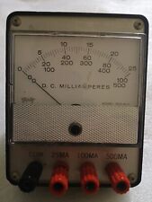 Vintage Triplett P 0-500 DC Microamperes Meter picture