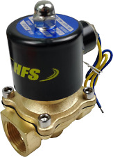 (R) Normally Closed Electric Solenoid Valve for Water Air Gas (12V DC 3/4IN NPT) picture