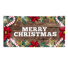 Vinyl Banner Multiple Sizes Merry Christmas Business B Holidays and Occasions picture