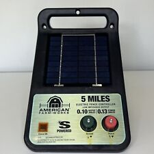 American Farm Works Solar Electric Fence Controller 5 Miles Battery Operated picture