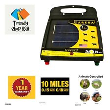 Z Solar Powered Low Impedance Electric Fence Charger - 10 Mile Solar Powered ... picture