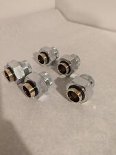 (5 Pack) WATTS LF3001A Dielectric Union, 3/4 in, FNPT x Solder, Brass picture