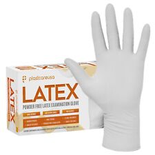 2000 Large White Latex Powder Free Disposable Exam Gloves (20 Boxes of 100) picture