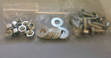 1/4-20X3/4 HEX BOLTS W/ WASHERS AND NUTS  10 OF EACH picture