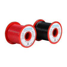 20 Gauge PVC 1007 Solid Electric Wire Red and Black Each 100 Ft 20 AWG 1007 Hook picture