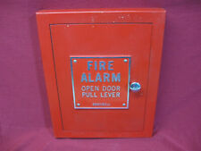 Vintage Honeywell Fire Alarm Door Panel Cover #4 Offers Welcome :-) picture