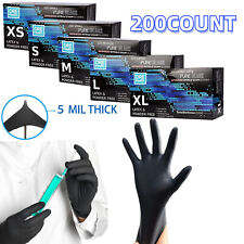 200-1000PCS Disposable Nitrile Gloves Latex Free Powder Free Medical Exam Gloves picture