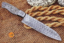 CUSTOM MADE HAND FORGED DAMASCUS STEEL BLANK BLADE CHEF KNIFE 2763 picture