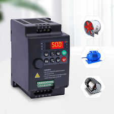 【USA】 0.75KW 220V Inverter VFD Variable Frequency Drive 1000hz Speed Controller picture