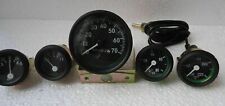 Jeep Gauges Kit - Speedometer 70 mph Willys MB Ford CJ GP Temp Oil Fuel Amp BL picture