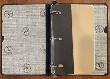 Vintage Columbia NY 3-Ring Binder Black Pebbled Property of US Govt. picture