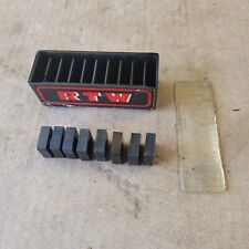 Vintage RTW Grade 918 Carbide Inserts USA - 8 pieces Original Case NOS picture