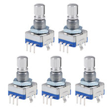 5pcs 360 Degree Rotary Encoder Code Switch Digital Potentiometer EC11 5 Pins picture