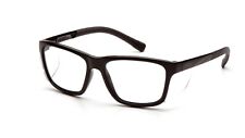 Pyramex Conaire Clear Lens Safety Glasses Built In Side Shield Wrap Z87+ picture
