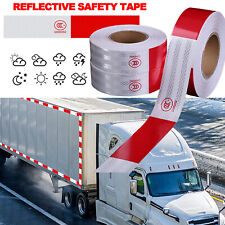 Reflective Trailer Safety Tape Conspicuity Tape Warning Sign Car Truck Red White picture