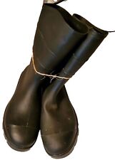 Vintage Black USA Rubber Boot size 13men size 15women Non-Insulated  U.S.A. picture