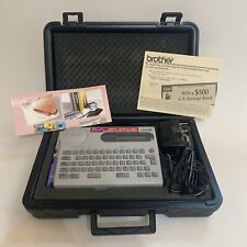 Brother P-Touch PT-25 Label Maker Electronic Labeling System MINT VINTAGE W/Case picture