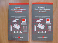 Vintage Pacific Bell Address and Telephone Book   Lot of 2 picture