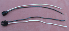 Molex 2-Pin Black Wire Connectors plus wires 1 male/female locking set picture