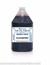 Snow Cone Syrup BLACKBERRY Flavor. 1 GALLON JUG Buy Direct Licensed MFG picture