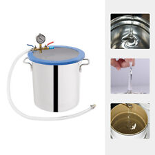 5 Gallon Vacuum Chamber Stainless Steel Tempered Glass Vacuum Degassing Chamber picture