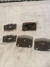 Vintage LISTER Wizard Shearing Combs Lot Of 5 Farm Animal Sheep picture