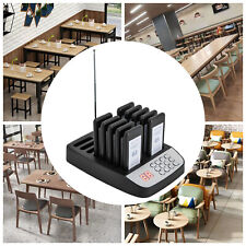 Black Restaurant Pager System 10 Pagers, with Vibration, Light, Dripping Sound picture