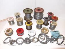 vintage lot mixed wire solder, mostly 60/40, over 12 pounds picture