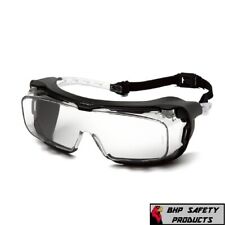 Pyramex Cappture W/Rubber Gasket Clear Anti Fog Fit Over Most Safety Glasses picture