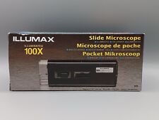 Portable Pocket Microscope Vintage Illumax 100X Illuminated 8X Magnifier  picture