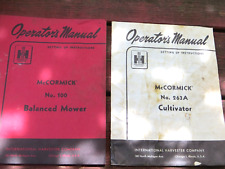 International Harvester Vintage Operators Manuals Balanced Mower - Cultivator picture