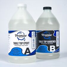 Promise Epoxy - 1 Gallon Kit of Crystal Clear Table Top Epoxy Resin picture