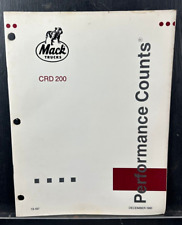 1991 December Mack Performance Counts CDR 200 - Vintage 13-197 Repair Manual picture