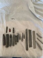 Vintage Lathe Tools Bits some Carbide Tip some Steel Mixed LOT picture