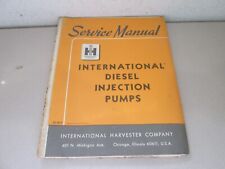 Vintage International Harvester DIESEL INJECTION PUMPS Service Repair Manual picture