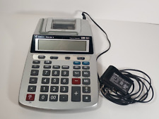 Canon P23-DH V Calculator 2 Color Printing w/ Clock & Calendar Silver w/ Charger picture