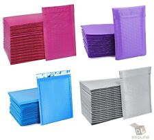 ANY SIZE POLY BUBBLE MAILERS SHIPPING MAILING PADDED BAGS ENVELOPES COLOR picture