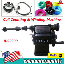 Hand Coil Winding Machine Manual Dual Purpose Coil Winder Count 0-99999 picture