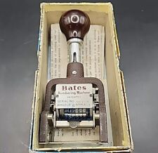 Vintage Bates Manufacturing Co/Bates Numbering Machine Numeroteur 6 E picture