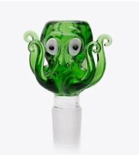 14mm Green Octopus Glass Slide Bowl  picture
