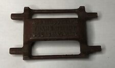 ANTIQUE VTG ADDRESSOGRAPH MACHINE CAST IRON FRAME WEIGHT FOR USE IN MAGAZINE picture