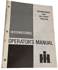 Vintage 70s IH INTERNATIONAL HARVESTER CUB 185 Lo-BOY TRACTOR OPERATORS MANUAL picture
