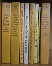 Vintage Texas Instruments TI Data Books Lot of 8 TTL Linear Memory 1970s picture