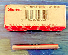 Vintage Starrett 234MB-50 Micrometer End Rod W/O Rub 50mm Standard Measuring picture