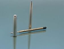 Parker 45 Stainless Steel & Gold Ballpoint Pen Accessories Used Vintage Made USA picture