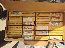 60Pc. Lot, Sylvania Frosted Exit Lamps 20T6  1/2  DC/CF bulbs picture