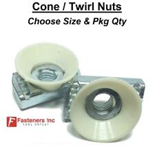 Cone / Twirl Nuts for Unistrut Channel (Choose Size & Pkg Qty) Standard Channel picture