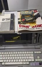 Brother Word Processor WP-2200 Vintage Floppy Disk Drive w/ Ribbon and Manual picture